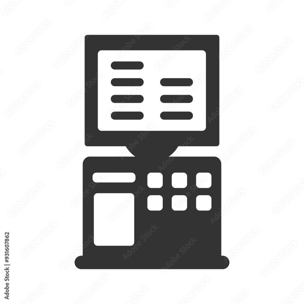 Self service terminal icon Self service terminal icon