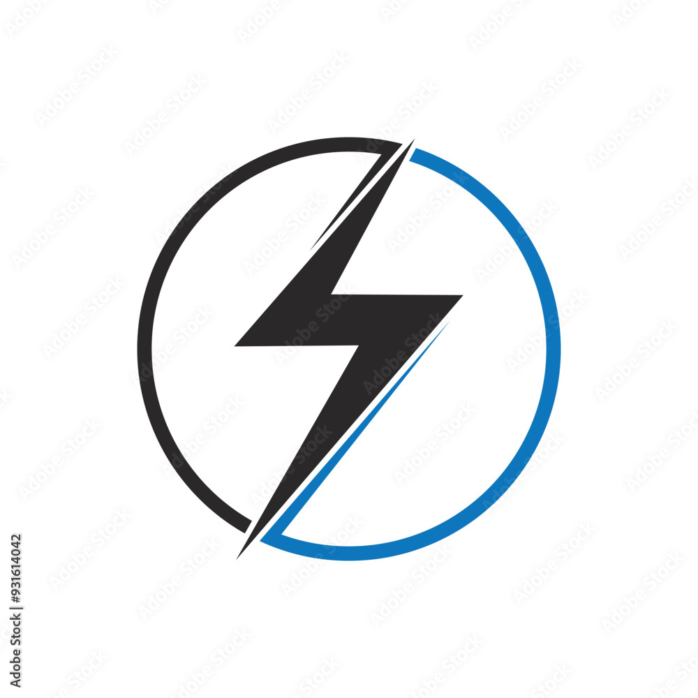 Power lightning logo vector Power lightning logo vector