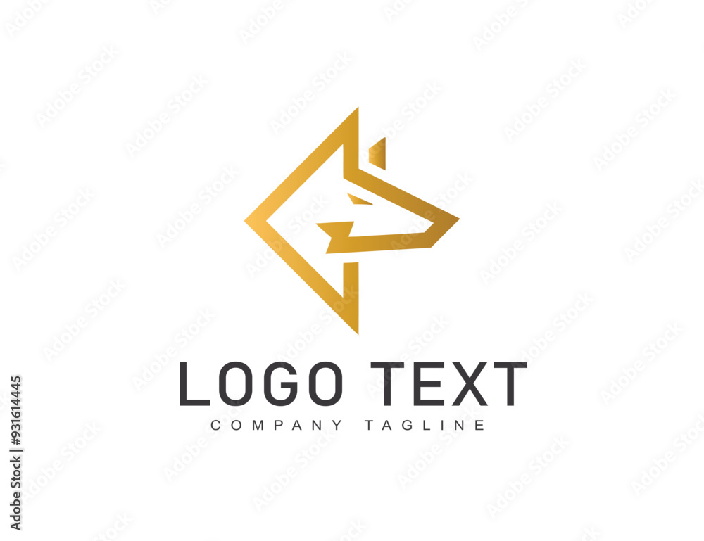 Flat logo design Flat logo design