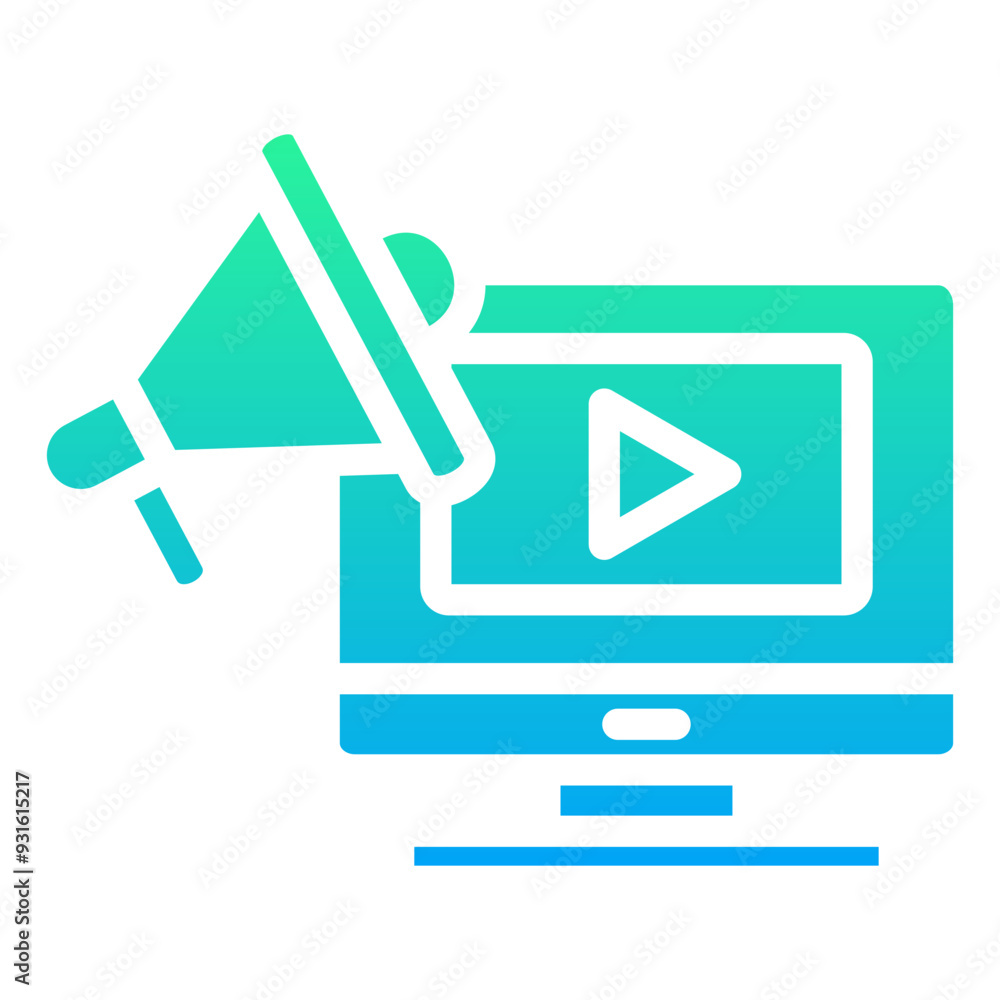 Video Marketing In Ecommerce Icon Video Marketing In Ecommerce Icon