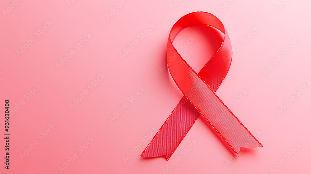 Pink ribbon, health promotion theme Pink ribbon, health promotion theme
