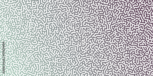 Abstract Reaction-diffusion or Turing pattern natural texture coral purple gradient colour scheme. Linear design with biological shapes. Organic lines in memphis. abstract turing organic wallpaper.	