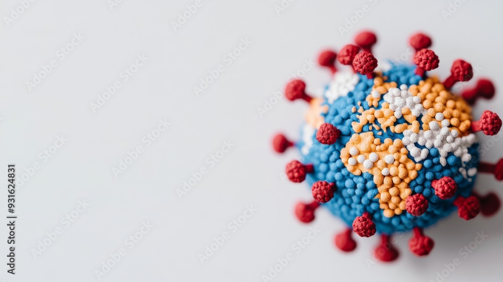 Chart showing the global spread of virus with highlighted countries color-coded map on white background news and statistics Chart showing the global spread of virus with highlighted countries color-coded map on white background news and statistics
