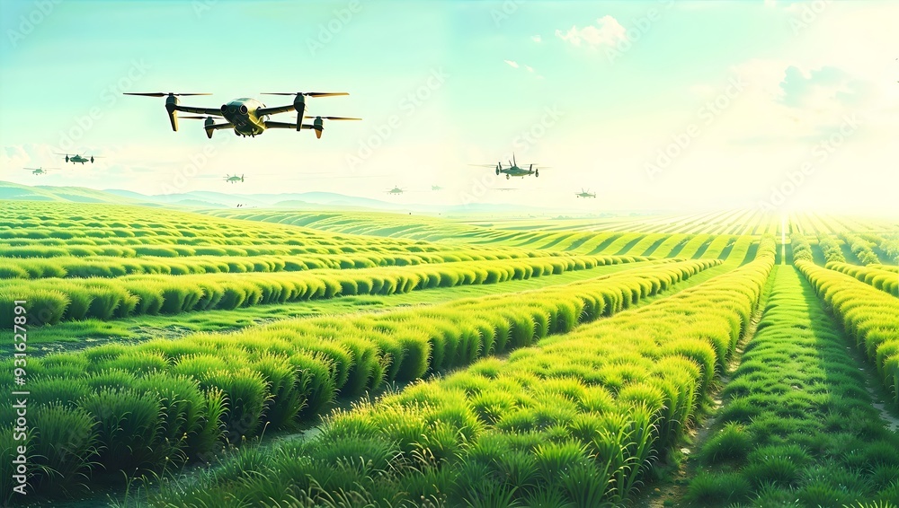 AI-Driven Agriculture in Vast Fields AI-Driven Agriculture in Vast Fields