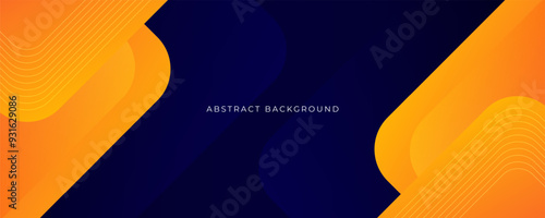 Abstract orange gradient background. Modern creative orange gradient geometric design. Suit for brochure, banner, poster, website, flyer, cover, backdrop. Eps 10