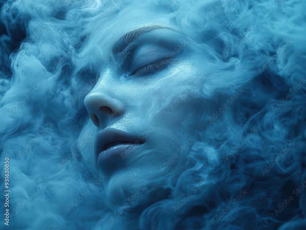 ethereal portrait of translucent glowing faces emerging from swirling mist representing spiritual energy or consciousness soft focus and dreamy lighting creating mystical atmosphere ethereal portrait of translucent glowing faces emerging from swirling mist representing spiritual energy or consciousness soft focus and dreamy lighting creating mystical atmosphere