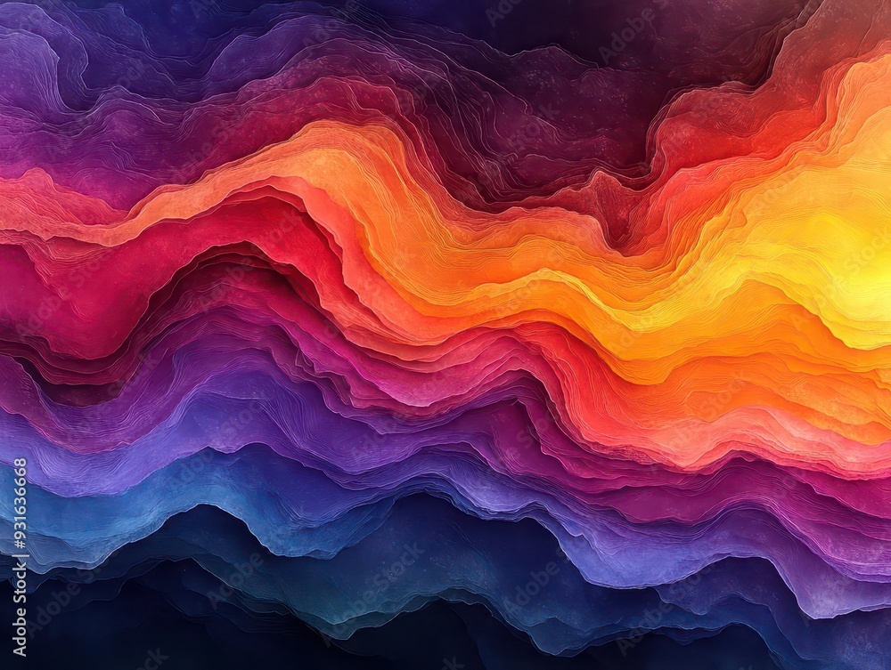 abstract digital artwork featuring a mesmerizing gradient of deep purples rich reds vivid oranges and electric blues swirling into inky blackness subtle grain adds texture abstract digital artwork featuring a mesmerizing gradient of deep purples rich reds vivid oranges and electric blues swirling into inky blackness subtle grain adds texture