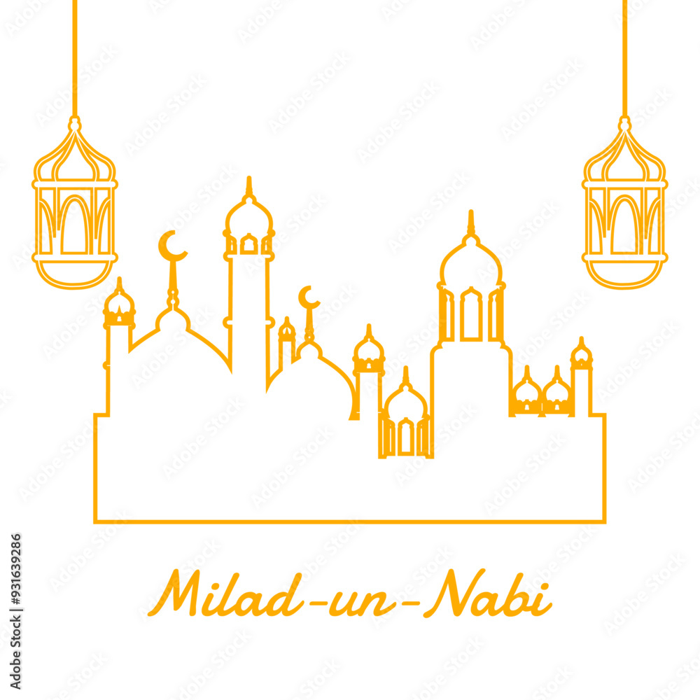 Islamic mawlid al nabi prophet birthday celebration background vector Islamic mawlid al nabi prophet birthday celebration background vector