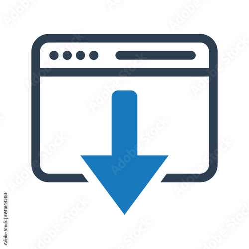 Browser download icon