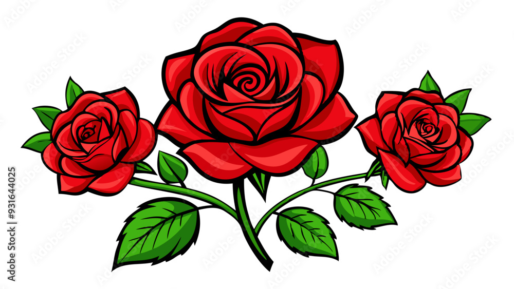 red rose isolated on white red rose isolated on white