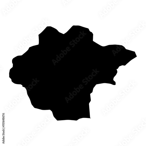 Mardan district map, administrative division of Pakistan. Vector illustration. photo