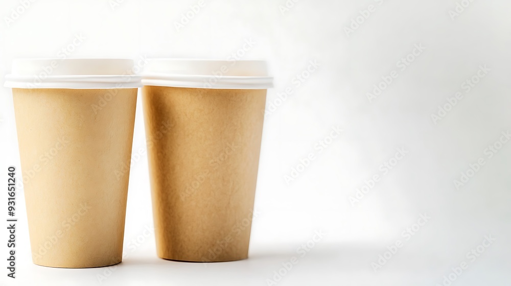 brown paper cups with white lids brown paper cups with white lids