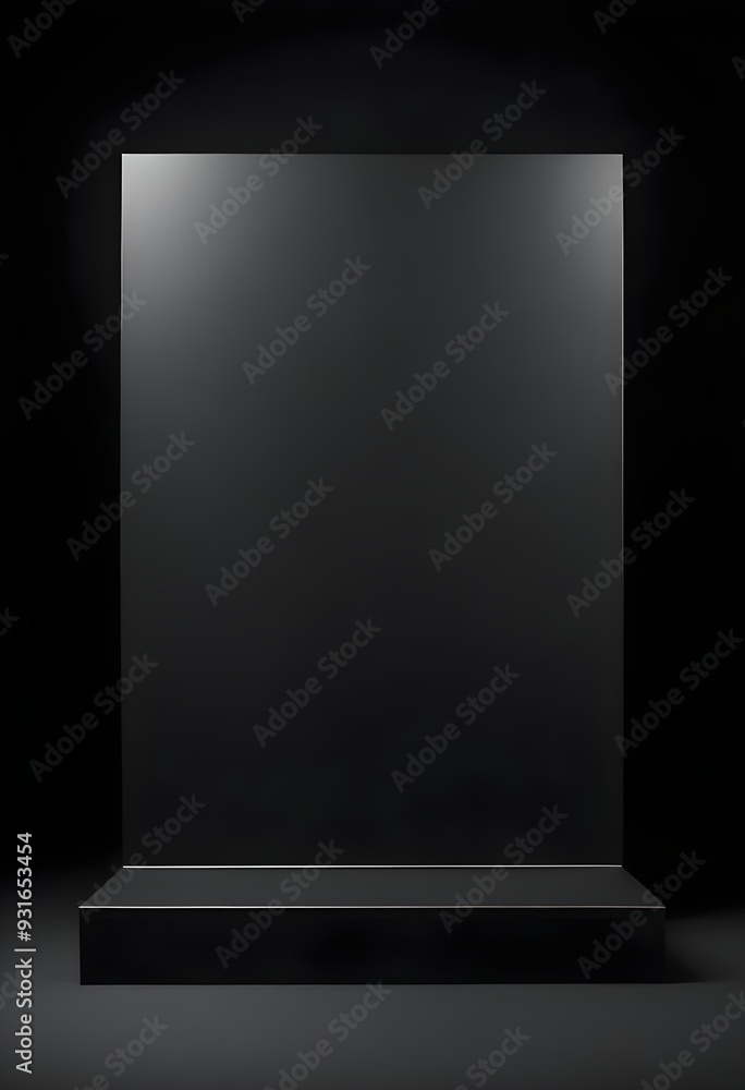 Product display background, minimalist black podium, black tone Product display background, minimalist black podium, black tone