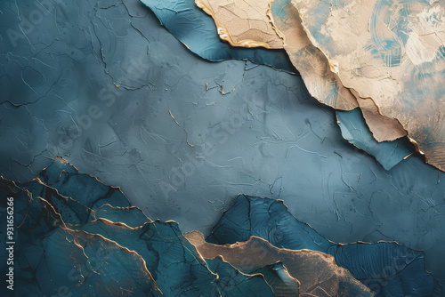 Wallpaper Mural Awesome background image combining colors Midnight Blue, Rose Gold, Slate Grey, and Sage Green. Torontodigital.ca