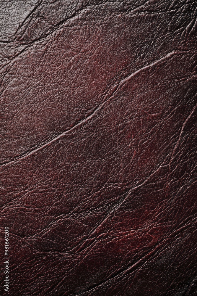 Distressed Burgundy Leather Texture Featuring Worn Edges for a Vintage Appeal Distressed Burgundy Leather Texture Featuring Worn Edges for a Vintage Appeal
