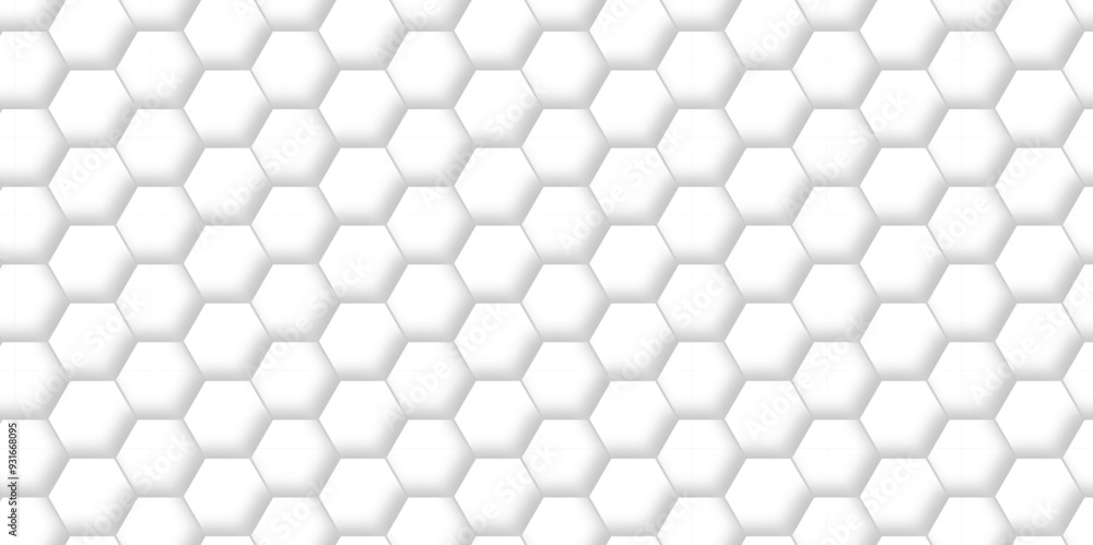 Abstract White Hexagonal Background. Luxury White Pattern. Vector Illustration. 3D Futuristic abstract honeycomb mosaic white background. geometric mesh cell texture. modern futuristic wallpaper. Abstract White Hexagonal Background. Luxury White Pattern. Vector Illustration. 3D Futuristic abstract honeycomb mosaic white background. geometric mesh cell texture. modern futuristic wallpaper.