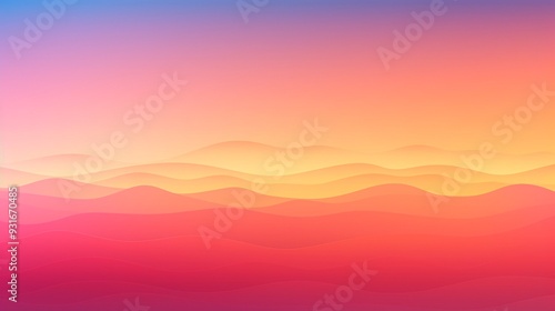 a vibrant sunset-inspired gradient background.