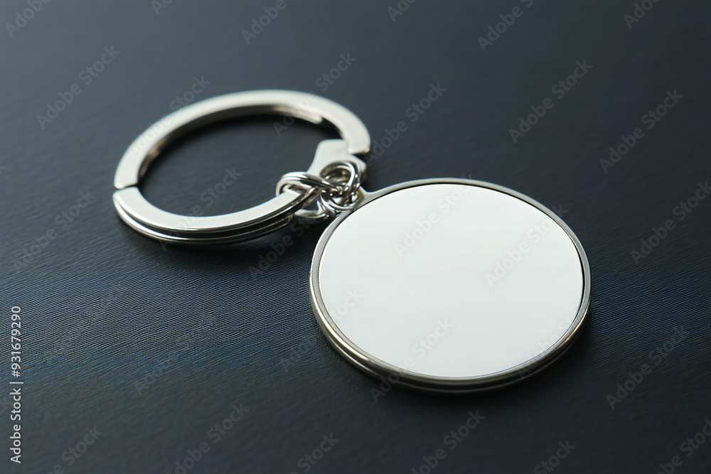 white blank round key chain mockup white blank round key chain mockup