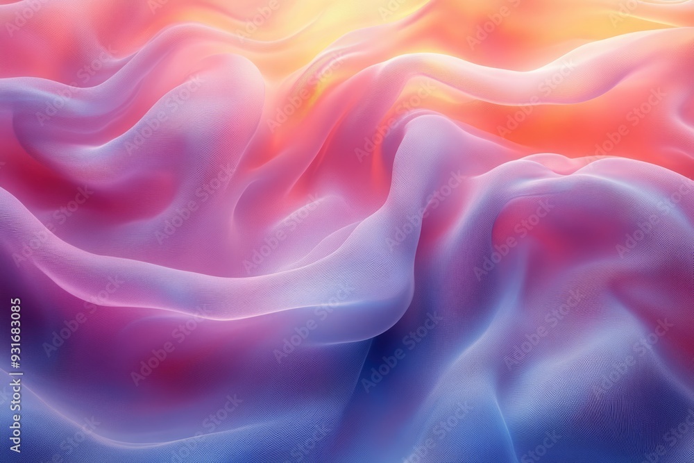 Abstract Pink and Blue Wavy Pattern with Subtle Texture Abstract Pink and Blue Wavy Pattern with Subtle Texture