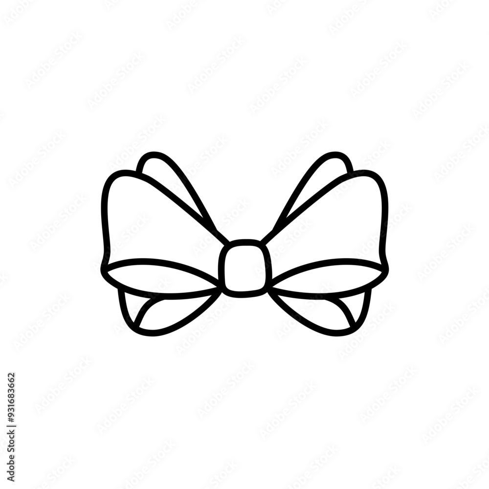 Fototapeta premium Ribbon isolated on white background. Vector illustration