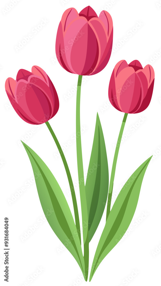 custom made wallpaper toronto digitaltulips isolated on white