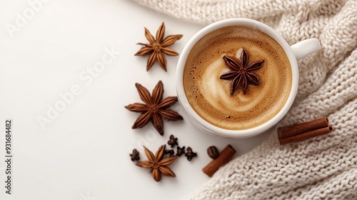 Cozy Cup of Coffee with Spices