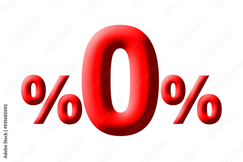 red percent sign red percent sign