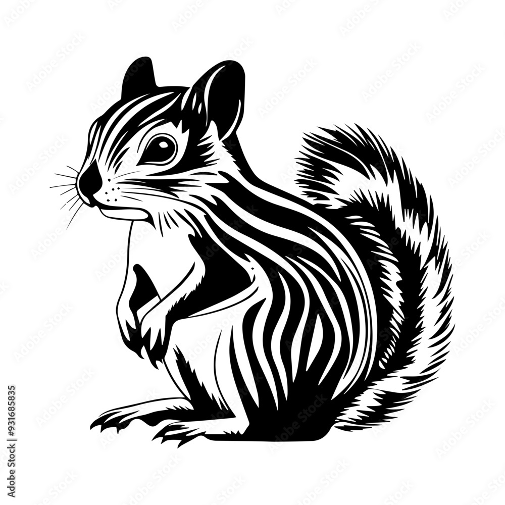 Obraz premium black and white animal vector types of animals about animals