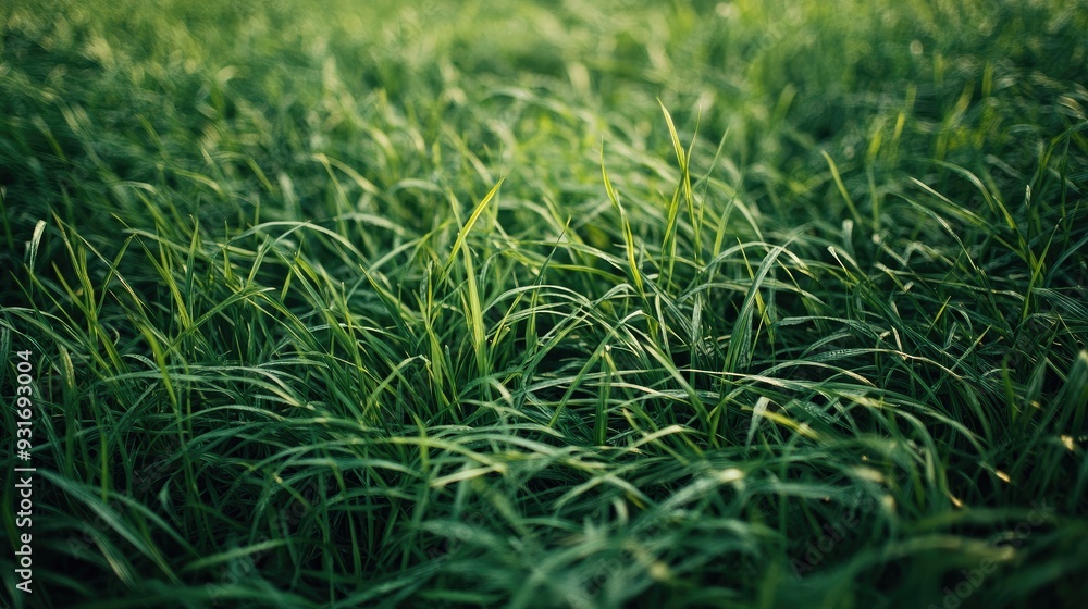 Detailed green grass texture with a vibrant and fresh appearance, offering a natural background with copy space. Detailed green grass texture with a vibrant and fresh appearance, offering a natural background with copy space.
