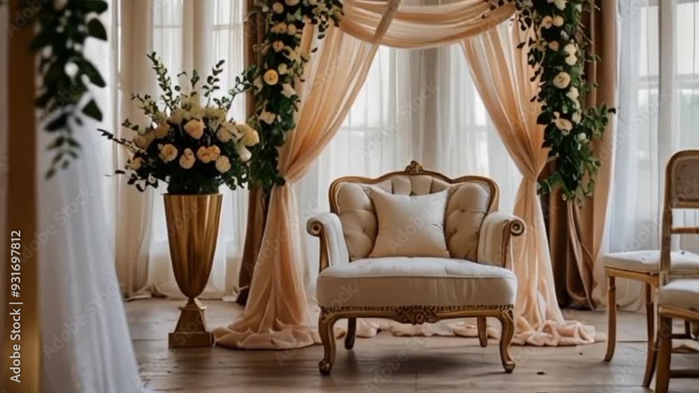classic armchair in a room classic armchair in a room