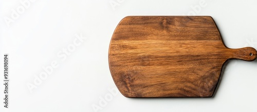 Wooden cutting board on a w...