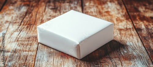 Blank white gift for mock u...