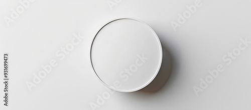 Empty badge on a white back...