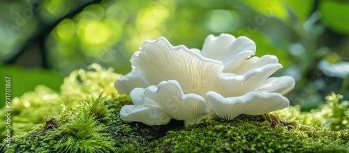 A white fungus that appears...