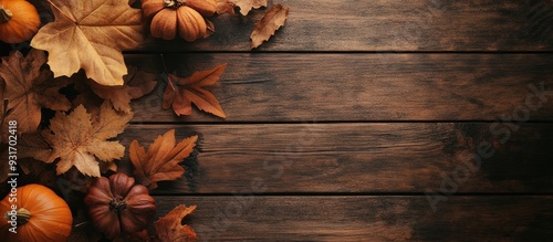 Autumn table arrangement on...