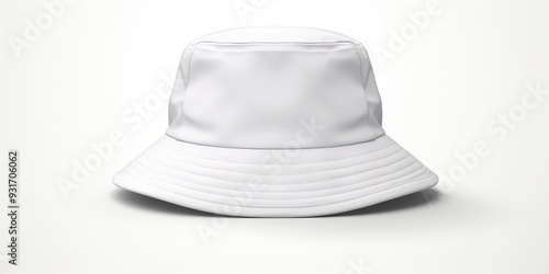 White Bucket Hat Mockup