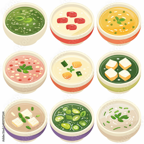 Clipart of Miso Soup