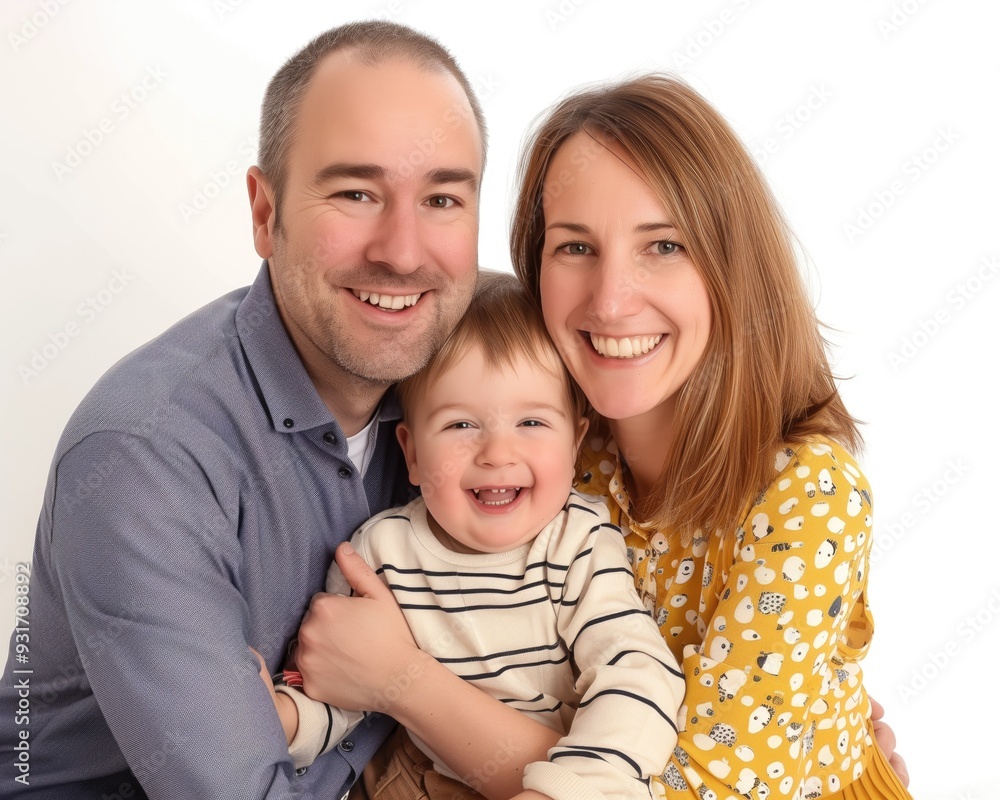 Family father mother son daughter kid studio photo white background Family father mother son daughter kid studio photo white background