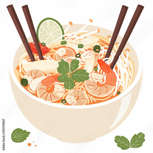 Clipart of Pad Thai