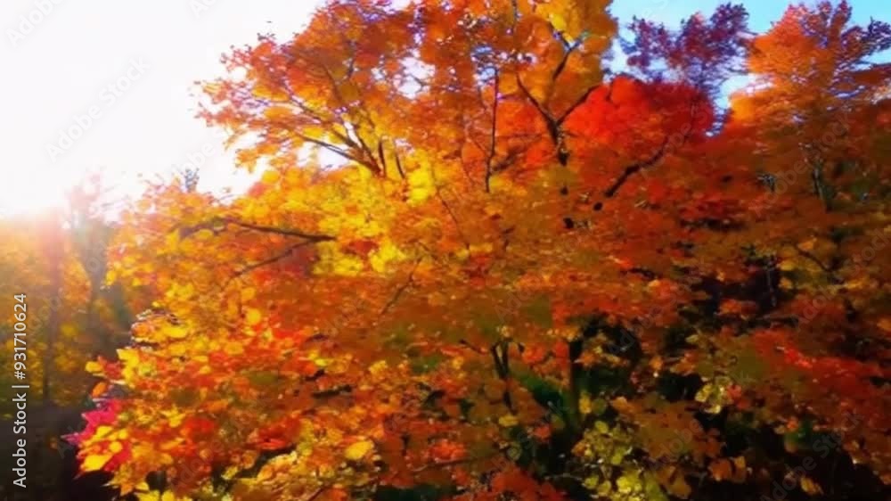 autumn trees in the forest autumn trees in the forest