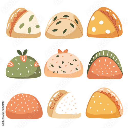 Clipart of Pita Bread