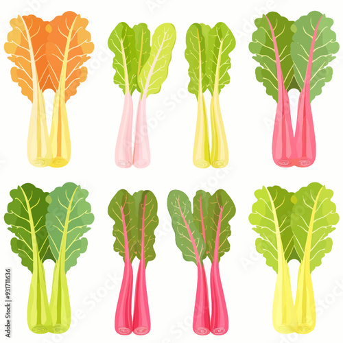 Clipart of Rhubarb