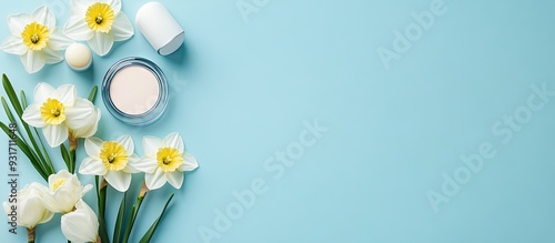 Flat lay arrangement featur...