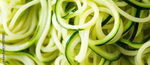 Zucchini vegetable noodles ...