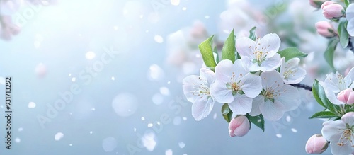 Apple tree flowers in winte...