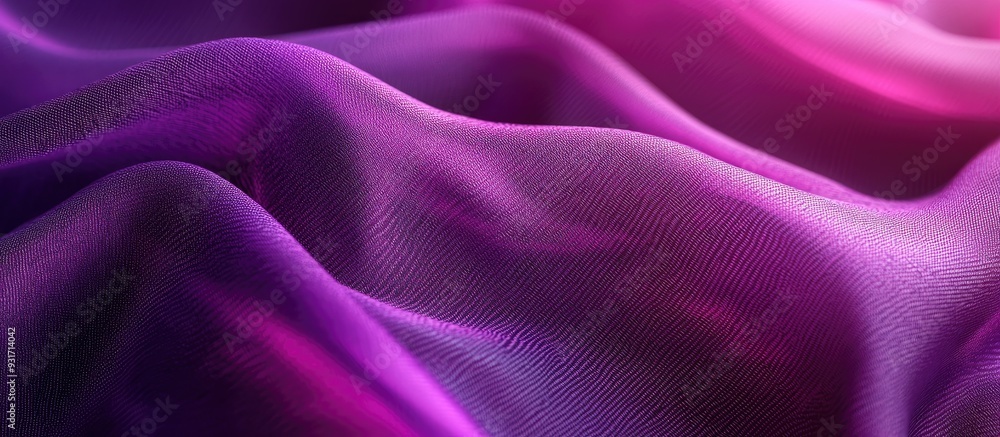 Close up of an abstract flat purple fabric pattern with high detail featuring textured backgrounds in partial focus and realistic light reflections. with copy space image Close up of an abstract flat purple fabric pattern with high detail featuring textured backgrounds in partial focus and realistic light reflections. with copy space image