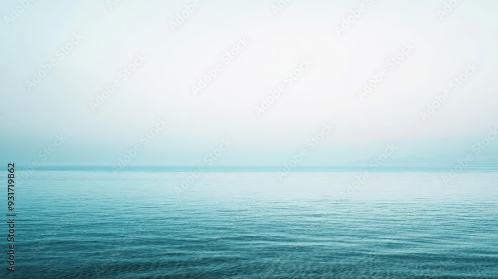 Serene Sea on a Misty Morning Serene Sea on a Misty Morning