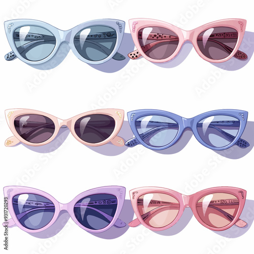 Vector Sunglasses simple and minim