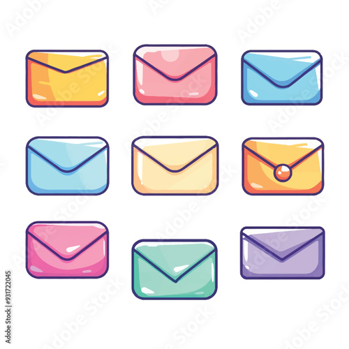 Vector Email Icon simple and minim