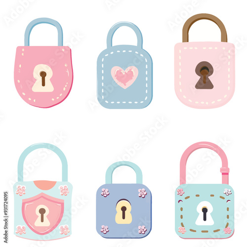 Vector Lock Icon simple and minima